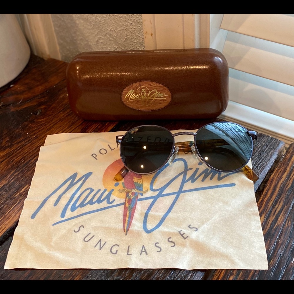 Rare vintage Maui Jim Glass sunglasses 167-06